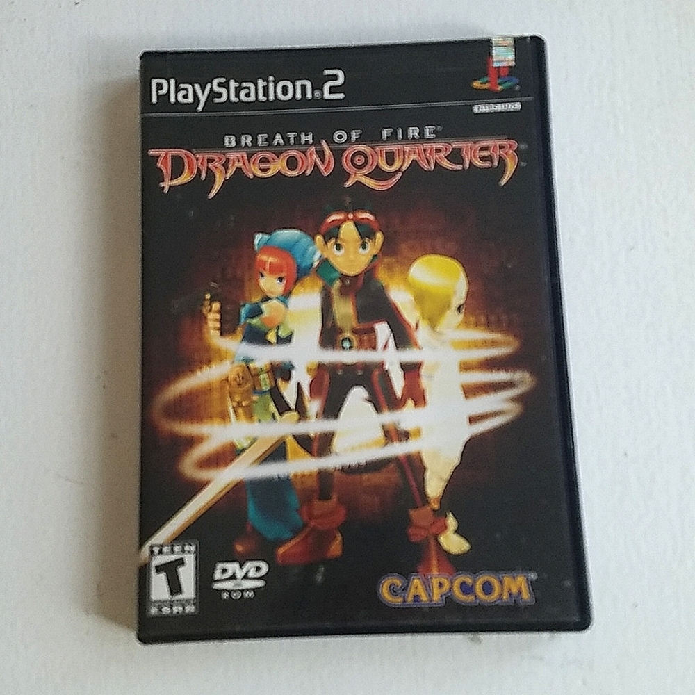 Play Station 2 Breath of Fire Dragon Quarter DVD Rom